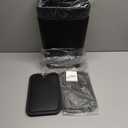 TIPGO Bathroom Trash Can with Lid, 4 Gallon / 15 Liter Small Garbage Can, Press Top Bin, Plastic Wastebasket with Pop-Up Lid for Bedroom, Living Room, Office (Black, 2 Pack)