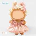 Pink Doll Clothes for 17cm (NO Doll)  Cute Dress Dolls Outfit Accessories for a Unique Dressed-Up Look  Fashion Kawaii Accessories Dress 1 C