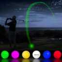 THIODOON Glow in The Dark Golf Balls Light up Led Golf Balls Night Golf Gift Sets for Men Kids Women 6 Pack (6 Colors in one)
