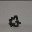 RJ45 Cat6 Coupler Ethernet Extender Connector, 10 Pack in line Coupler Cat7 Cat6 Cat5e Cat5 Ethernet Cable Extender Female to Female Black