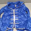 fun shack 70 Disco Costume for Women Blue Flares, Disco Queen Jumpsuit, Retro Dance Outfit for Parties M