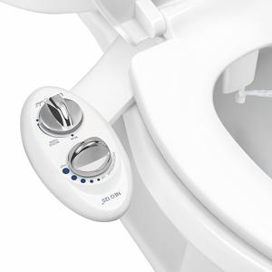 LUXE Bidet NEO 120  Single Nozzle, SelfCleaning, NonElectric Bidet Attachment for Toilet Seat, Adjustable Water Pressure, Rear Wash (White)
