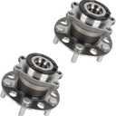 Rear AWD/ 4WD Only Wheel Bearing and Hub Assembly Compatible with Jeep Compass/Patriot 2007-2017 for Dodge Caliber 2007-2008 5Lugs Replacement 512333 2pcs