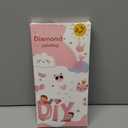 Harkta Christmas Diamond Painting12 Pcs Diamond Art 5D DIY Christmas Ornaments Crafts for Adults Diamond Art Keychains Hanging Diamond Painting Kits