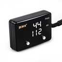 Dual Oil Pressure Gauge 232PSI LED Digital Display 12V Press Gauge Meter Kit with Oil Pressure Sensor for Car Truck Vehicle Automotive