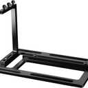 Vertical GPU Mount for PC Case Aluminum Support Bracket with PCIe Riser Slot and Fan Compatibility for 2/3-Slot GPUs