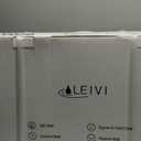 LEIVI Electric Bidet Toilet Seat with Wireless Remote and Side Panel, Multiple Spray Modes, Adjustable Heated Seat, Warm Water and Air Dryer, Auto LED Nightlight, Elongated (White)