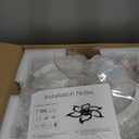 Low Profile Ceiling Fans with Lights,27.2 Black Modern Dimmable Flower Shape Ceiling Light Fan with Remote Control/app Control,Timing 6 Gear Speeds Fan Ceiling Lamp.