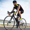 COFIT Anti-Slip Cycling Gloves for Men Women, Touchscreen Breathable Gloves Mountain Bike Gloves for BMX ATV MTB Riding, Road Racing, Bicycle, Climbing, Boating (Medium, 3. Half-finger Green)