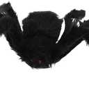 Halloween Pet Costume Spider Cosplay Apparel Dog Cat Spider Halloween Dog Costumes for Small Cat (Black)