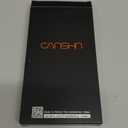 CANSHN Clear Compatible with iPhone 12 Case/iPhone 12 Pro Case, [Military Drop Protection] [Not Yellowing] Shockproof Phone Case with Hard Back & Slim Thin Soft TPU Bumpers 6.1 Inch - Black