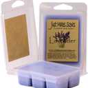 2 Pack - Lavender Scented Wax Melts | Blended Soy Wax Cubes | Long Lasting Wax Bars Made by Just Makes Scents | Relaxing Lavender Fragrance
