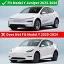 Tesla Wheel Cover 2026 Model Y|Wheel Rim Protector Fit Juniper 20" Helix 2.0 Wheels 4PCS ABS Guard Hubcap Cover for Curb Rash Prevention| Tesla Model Y Juniper Accessories 2025 2026 |Silver(Set of 4)