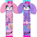 Crazy socks for kids Cute girl socks girls wacky Funky Stretch Mid to High Novelty Socks (01purple)
