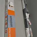 Reinforced 42" Extra Tall Pet Gate 55" Wide Retractable Baby Gate with Support Rods - Retractable Dog Gate Indoor/Outdoor Retractable Gate, Bottom Anti-Escape Tall Dog Gates for Doorways, Black