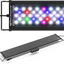 SEAOURA Led Aquarium Light for 24 Inch to 30 Inch Fish Tank, 24/7 Cycle and DIY Mode, Full Spectrum, 7 Colors, Auto On/Off, Adjustable Timer/Brightness, Fish Tank Lights with Extendable Bracket