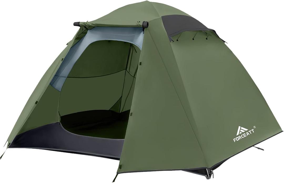 Forceatt Camping Tent 3 Person, Professional Waterproof & Windproof Lightweight Backpacking Tent Suitable for Outdoor,Hiking,Camping, Mountaineering and Travel