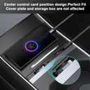 USB Hub for Tesla Model 3 Model Y Waterproof - Fast Phone Charger for Model Y/3 Accessories 2024 2023 2022 2021 Multi Port Retractable Docking Station, 100% Fit Center Console (Not Fit Model 3 2024)