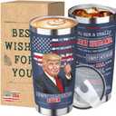 Valentines Day Gifts for Husband - Funny 20 oz Stainless Steel Tumbler, Valentine's Tumbler, Coffee Cup, Happy Valentine's Day Gifts for Husband from Wife, Cool Valentines Day Gift Ideas (Navy Blue Husband)