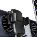 Round Vent Car Phone Holder for Jeep Wrangler JL(2018-2025) Gradiator (2020-2024) Compass (2009-2016) [Thick Case Friendly] Air Vent Car Mount for All Smartphones 4-7.2 inch