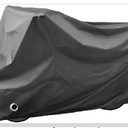 Motorcycle Cover Waterproof, Outdoor Motorbike Cover with Lock-Holes, All Season Protection Motorbike Vehicle Covers Fits up to 97" Motorcycles, Size 2XL - Black