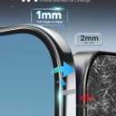 OMOTON Screen Protector for iPhone Air [Auto-Dust Removal], Tempered Glass for iPhone 17 Air with 9H+ Hardness & 12FT Military Grade Shatterproof, Full Coverage Protection, 2 Pack