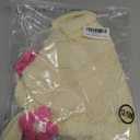 Baby Girl Bubble Romper with Butterfly Bow Back Newborn One-Piece Summer Outfit Cute Sleeveless Jumpsuit for Infants (12-18 Months, Beige)
