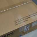 Emak Modern Globe Vanity Lights, Brushed Nickel Bathroom Light Fixtures, 2-Light Bathroom Vanity Light with Milk Glass Shade, VL114-BN-ML-2