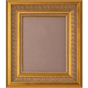 ArtXO 8x10 Vintage Picture Frames Gold, Canvas Frames for Poster and Photo, Ornate Wood Frame without Mat