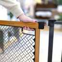Ingenuity Ingenuity Thruway 60XW Series Extra Wide Safety Pet&Baby Gate,30"-60" Wide,26" Tall,Pressure or Hardware Mounted,Install Wall to Wall in Doorway or Stairway–Honey Oak Stained Wood&Metal