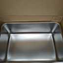 Stainless Steel Litter Box,XXL Metal Cat Litter Box for Big Cats 8IN Deep, Cat LitterBox High Sided Pet Toilet Easy to Clean,Cats Litter Pan for Adult Cats,Non Stick, No Smell (23.6" L x 15.7" W x 8" H)