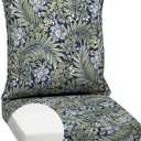 Arden Outdoor Foam Deep Seat Cushion Set, 24 in x 24 in, Weather-Proof, Rain-Proof, Fade Resistant Patio Cushion, Bottom and Back Cushion for Chair, Sofa, and Couch Sapphire Morrison Floral, 1 Pack