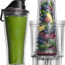 Vitamix Personal Cup Adapter, BPA-Free, Dishwasher-Safe, Two 20-Ounce Blender Cups, Two Lids, and One Blender Adapter with Stainless-Steel Blades (20 Fl Oz)