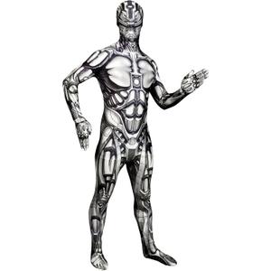 Morphsuits Android Costume Futuristic Bodysuit, Robot Costume Adult Men, Futuristic Clothing, Robot Costume Adult (Large)