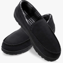 Shoeslocker Mens Slippers Microsuede Moccasin Memory Foam House Shoes 41