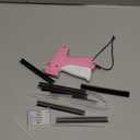 Handheld Stitch Tag Gun for Clothes, Quick Clothing Fixer, Tagging, Sewing Kit Includes 6 Needle, 1000 Black Fasteners & 1000 White Fasteners, Pink