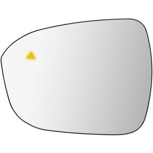 Driver Side Mirror Glass Replacement for Nissan Rogue 2021-2025 - Left Side View Exterior Mirrors, Blind Spot Detection, Power Heated, with Backing Plate