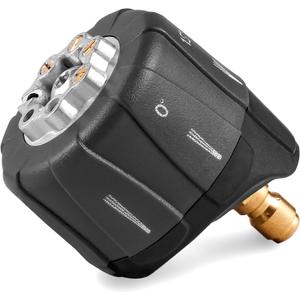 Pressure Washer Nozzle, 7-in-1 Quick Changeover Nozzle, Adjustable Pressure Washer Nozzle with 1/4 Inch Quick Connect, 3200 PSI Spray Nozzle