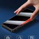 2 x ruwa Privacy Screen Protector for iPhone 13, iPhone 13 Pro, iPhone 14 and iPhone 16e [6.1 Inch][2-Pack] Tempered Glass with Easy Installation Frame, Anti-Scratch,Anti-peep