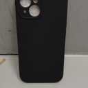 Miracase Compatible with iPhone 15 Case, [Soft Anti-Scratch Microfiber Lining], Compatible with MagSafe, Liquid Silicone Case Shockproof Drop Protection Phone Case for 15, Black Magnetic