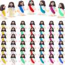 Sumind 50 Pcs Little Jesus Figures Easter Mini Pocket Jesus Figurines Bulk Original Design for Easter Egg Stuffers Hide Seek Religious Party Favors Sunday School Baptism Gifts (Bright Color)