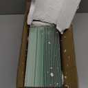 Lovdeco Peel and Stick Glass Subway Tile, 3 x 12 Inch, 5 Sq Ft, Light Green Glass for Bathroom Kitchen Backsplash Wall, 20-Pack