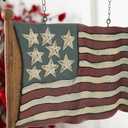 Carved Flag Arrow Replacement, Red, White and Blue