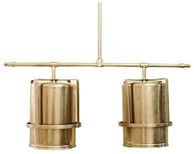 Yosemite Home Decor SM2281-2NI 2-Light Island Light in Nickel Finish