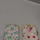 COOKOOKY 2 Pack Hand Sanitizer Spray Case Compatible with Touchland, Hand Sanitizer Holder, Mini Zippered Pouch, Small Makeup Bag for Women Friends Girls Gifts Idea