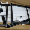Overbed Table with Wheels Overbed Desk Over Bed Desk King Queen Bed Table Overbed Laptop Table Over Bed Table with Wheels(Black)