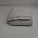 Beige and Silvery 100% Blackout Geometric Pattern Curtains,52 Inch Wide 96 Inches Long 2 Panels, Thermal Insulated Noise Reducing Anti-Rust Grommet Drapes for Bedroom Living Room, Cream