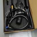 KENES Matte Black Pull Down Bathroom Faucet, 8 Inch 2 Handle Widespread Bathroom Faucet 3 Hole with Pull Out Sprayer, Bathroom Sink Faucet with Pop Up Drain & Supply Lines LJ-9068-2