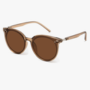 Livho Polarized Sunglasses, Retro & Oversized Shades for Women with Round Lenses