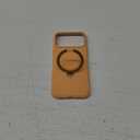 TORRAS Ostand Q3 Silicone for iPhone 17 Pro Max Case, Fit for MagSafe, 360 Spin Ring Stand, Liquid Silicone Cozy Vibrant Grip, Camera Control, Protective Case for iPhone 17 Pro Max, Pastel Orange